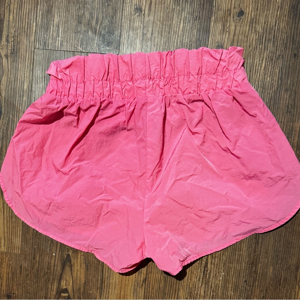 Rue21 High Waist Fuchsia Ruffle Shorts - Picture 2 of 3